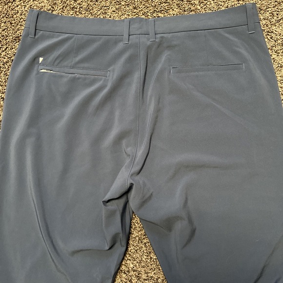 Primo Pants Mens 38 Gray Blue Golf Performance Ankle‎ Zip Breathable 38x30 - Picture 5 of 9